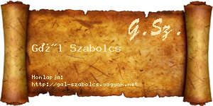 Gál Szabolcs névjegykártya